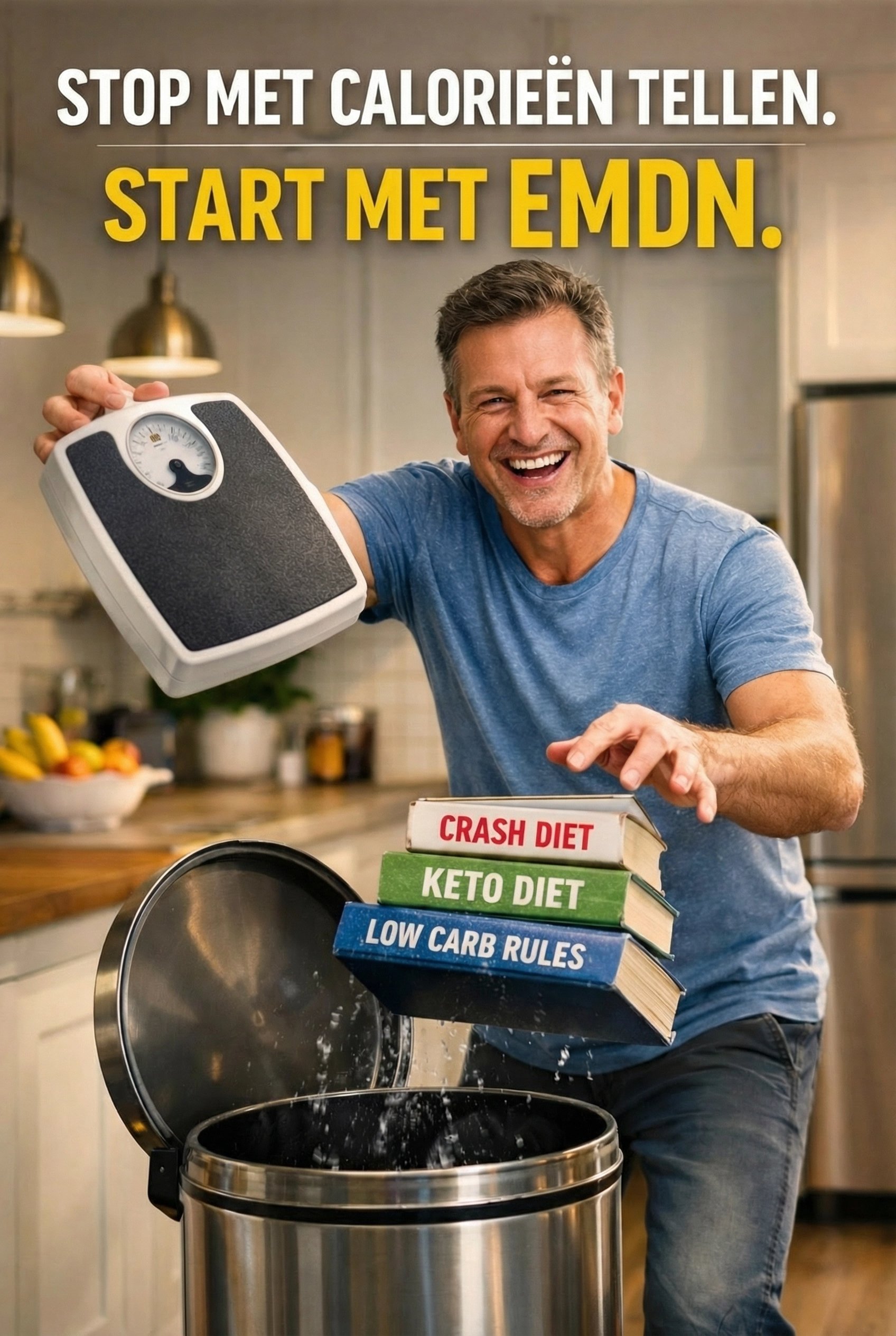 Stop met calorieën tellen